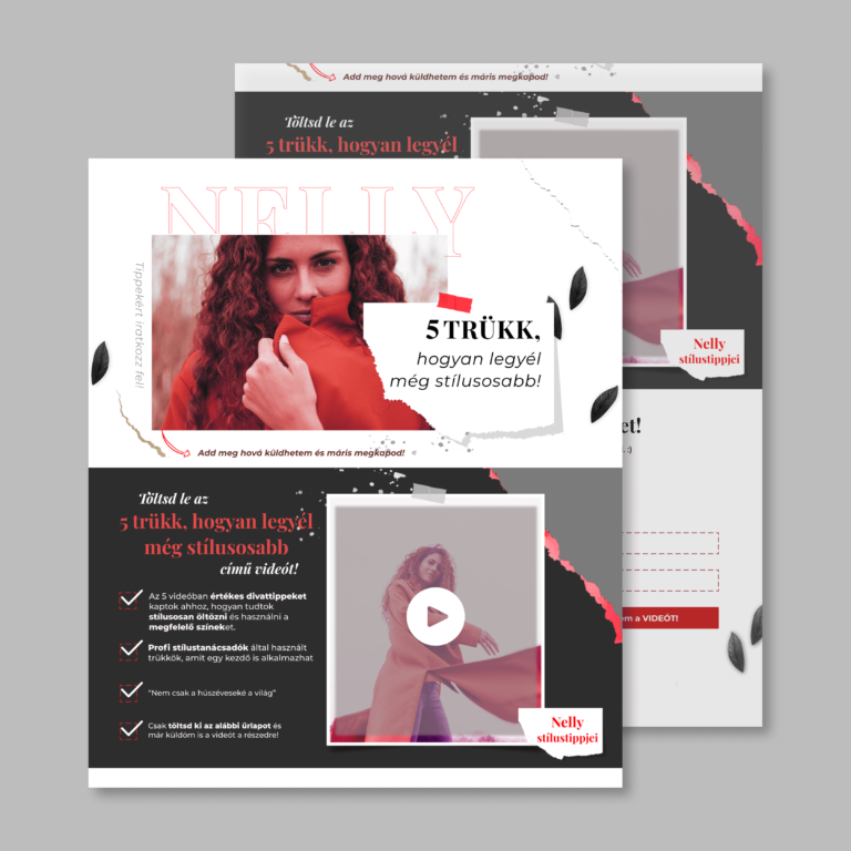 Stellaruha landoló oldal